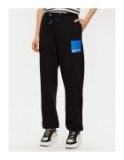 Karl Lagerfeld Jeans Pantaloni dama - 304582691 - Bumbac organic - Negru - Negru