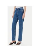 Karl Lagerfeld Jeans Pantaloni dama A2W10033 - Bumbac organic/Bumbac - Albastru - Albastru