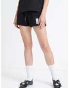 Karl Lagerfeld Jeans Pantaloni scurti de trening - din bumbac organic cu snur - Negru