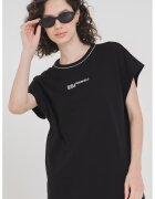 Karl Lagerfeld Jeans Rochie -tricou de bumbac organic - Negru