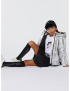 KARL LAGERFELD KIDS Bluza cu logo - Alb/Negru stins