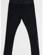KARL LAGERFELD KIDS Colanti cu banda logo in talie - Negru