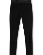 KARL LAGERFELD KIDS Colanti cu banda logo - Negru -