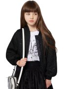 KARL LAGERFELD KIDS Fusta evazata din tul - Negru