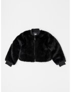 KARL LAGERFELD KIDS Geaca cu fermoar - Negru