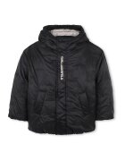 KARL LAGERFELD KIDS Geaca cu imprimeu logo - Negru
