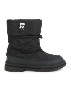 KARL LAGERFELD KIDS Ghete cu snur ajustabila - Negru
