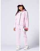 KARL LAGERFELD KIDS Pantaloni de trening cu buzunare - Roz pastel