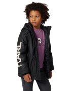 KARL LAGERFELD KIDS Pantaloni de trening cu logo - Gri antracit