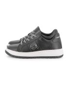 KARL LAGERFELD KIDS Pantofi sport din piele cu logo - Negru
