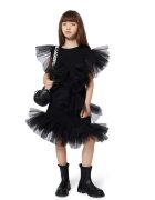 KARL LAGERFELD KIDS Rochie cu aplicatii din tul - Negru