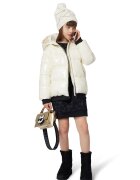 KARL LAGERFELD KIDS Rochie dreapta cu model - Negru
