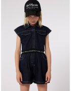 KARL LAGERFELD KIDS Salopeta scurta din denim - Negru
