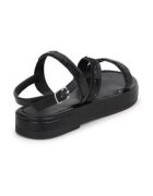 KARL LAGERFELD KIDS Sandale fete 303669270 - Piele ecologica - Negru - Negru