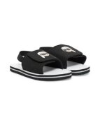 KARL LAGERFELD KIDS Sandale fete - Z30384 - Textil - Negru - Negru