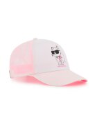 KARL LAGERFELD KIDS Sapca cu imprimeu logo - Roz pastel