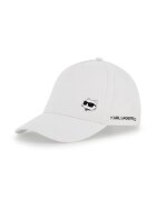 KARL LAGERFELD KIDS Sapca din bumbac cu logo - Alb optic