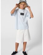 KARL LAGERFELD KIDS Tricou cu imprimeu si maneci cazute - Albastru pastel/Negru stins/Alb murdar