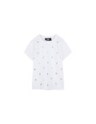 KARL LAGERFELD KIDS Tricou fete Bumbac organic/Modal - Alb - Alb