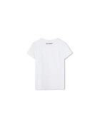 KARL LAGERFELD KIDS Tricou fete Z30494 10 - Bumbac/Modal - Alb - Alb
