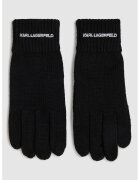 Karl Lagerfeld Manusi cu logo brodat - Negru