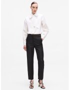 Karl Lagerfeld Pantaloni din amestec de lana cu croiala dreapta - Negru stins