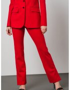 Karl Lagerfeld Pantaloni drepti cu slituri la terminatie - Rosu