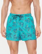Karl Lagerfeld Pantaloni scurti barbati - 303748395 - Poliester - Albastru - Albastru