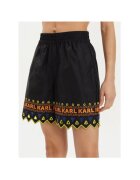 Karl Lagerfeld Pantaloni scurti dama 241W1003 - Bumbac organic - 38 EU - Negru