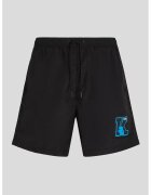 Karl Lagerfeld Pantaloni scurti de baie cu talie ajustabila - Negru