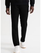 Karl Lagerfeld Pantaloni slim-fit chnino cu model uni - Negru