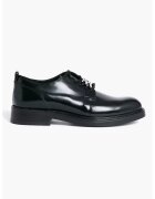 Karl Lagerfeld Pantofi lacuiti de piele cu varf rotund - Negru
