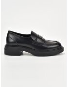 Karl Lagerfeld Pantofi loafer din piele cu detalii logo - Negru