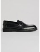 Karl Lagerfeld Pantofi loafer din piele - Negru