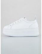 Karl Lagerfeld Pantofi sport de piele cu insertii de material textil Kobo III - Alb optic