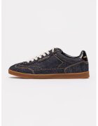 Karl Lagerfeld Pantofi sport din denim cu insertii din piele Kandidate - Albastru melange