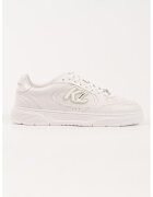 Karl Lagerfeld Pantofi sport din piele cu detalii logo - Alb