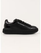 Karl Lagerfeld Pantofi sport din piele - Negru