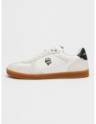 Karl Lagerfeld Pantofi sport din piele si piele intoarsa cu aplicatie logo - Alb