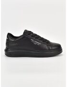 Karl Lagerfeld Pantofi sport low-cut din piele cu detalii logo - Negru