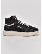 Karl Lagerfeld Pantofi sport mid-high de piele - Negru