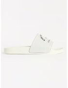 Karl Lagerfeld Papuci cu logo - Alb murdar