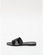 Karl Lagerfeld Papuci din piele cu decupaj logo Skoot II