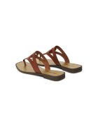 Karl Lagerfeld Papuci flip-flop dama KL80407 - Piele naturala - Maro - Maro