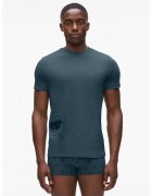 Karl Lagerfeld Pijama slim fit cu logo - Albastru petrol