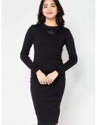 Karl Lagerfeld Rochie midi bodycon - Negru