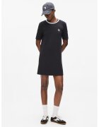 Karl Lagerfeld Rochie mini cu detaliu logo - Alb/Negru