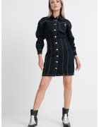 Karl Lagerfeld Rochie mini din denim - Bleumarin