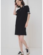 Karl Lagerfeld Rochie polo din amestec de modal - Negru