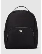 Karl Lagerfeld Rucsac cu buzunar frontal si logo - Negru